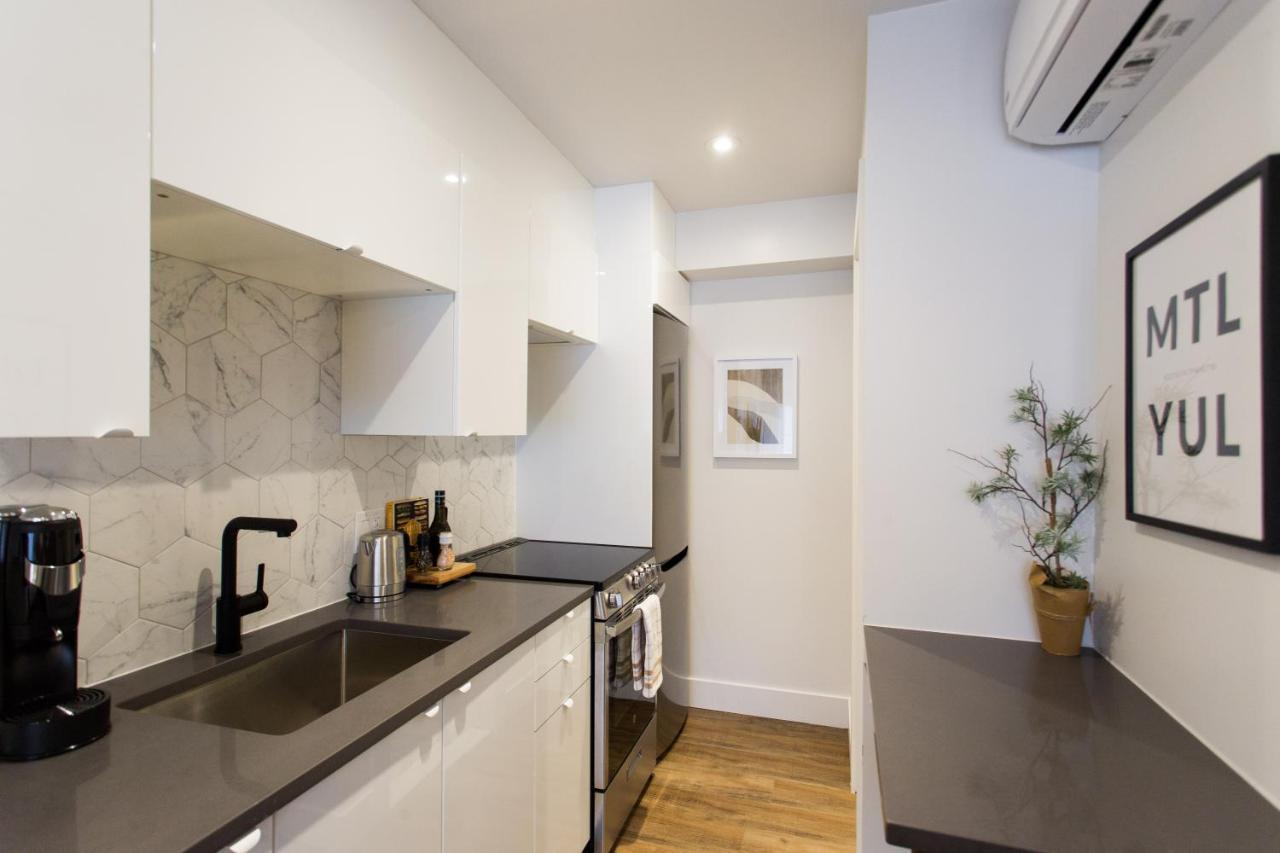 מונטריאול Romantic Studio In The Heart Of Little Italy By Den Stays מראה חיצוני תמונה